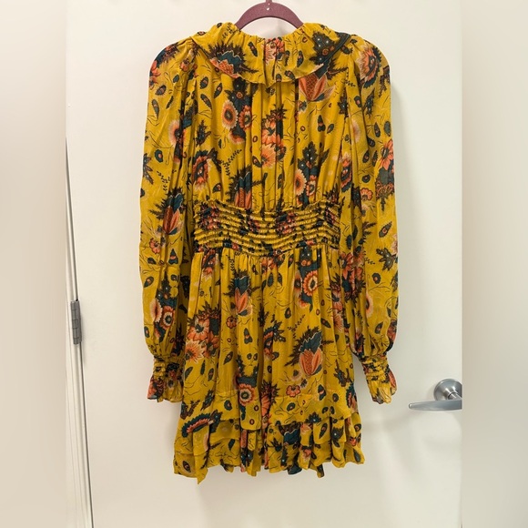 Ulla Johnson Adara Waterlily Yellow Dress Size 0 NWT - Picture 7 of 16